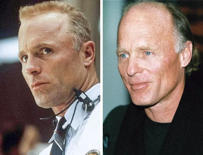 Ο Ed Harris, ένας από τους καραφλούς του Hollywood, σε δύο διαφορετικές περιόδους της καριέρας του.