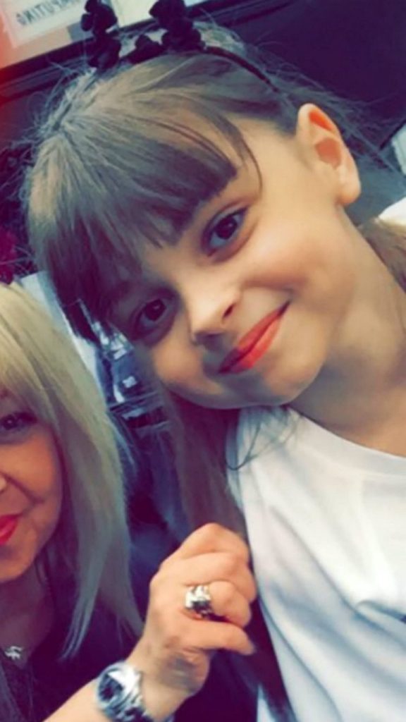 Η 8χρονη Saffie Rose Roussos, αγνοούμενη μετά την τρομοκρατική επίθεση στη συναυλία της Ariana Grande στο Μάντσεστερ.