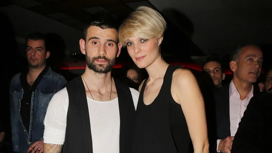 Ο Μιχάλης Μουρούτσος και η Αναστασία Περράκη σε βραδινή έξοδο.