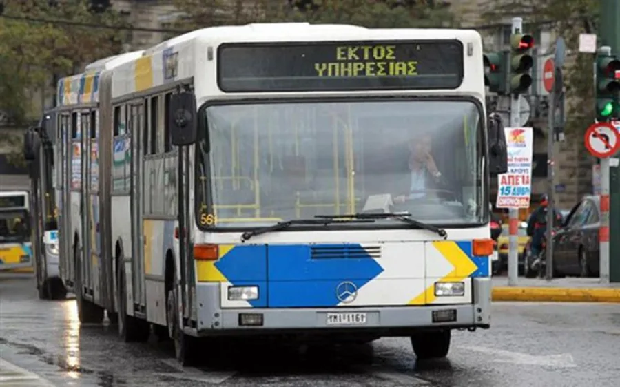 στάση εργασίας στα λεωφορεία την Πέμπτη 14 Ιουνίου