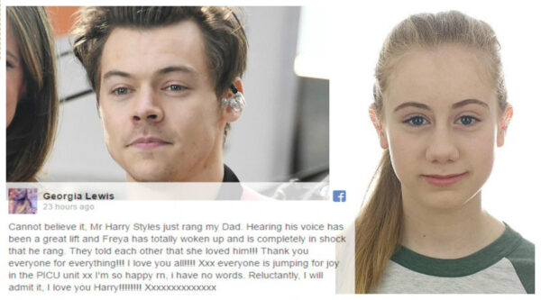 O Harry Styles τηλεφώνησε σε ένα 14χρονο κορίτσι που τραυματίστηκε σοβαρά στην επίθεση στο Manchester