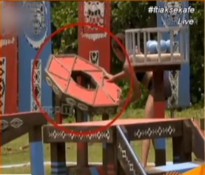 Η Ευρυδίκη Βαλαβάνη σε αγώνισμα του Survivor.