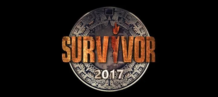 Το λογότυπο του Survivor 2017 σε σκούρο φόντο.