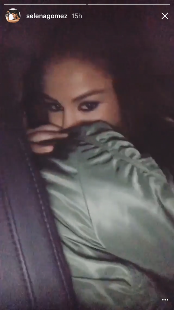 Η Selena Gomez σε στιγμιότυπο από το Instagram Story της.