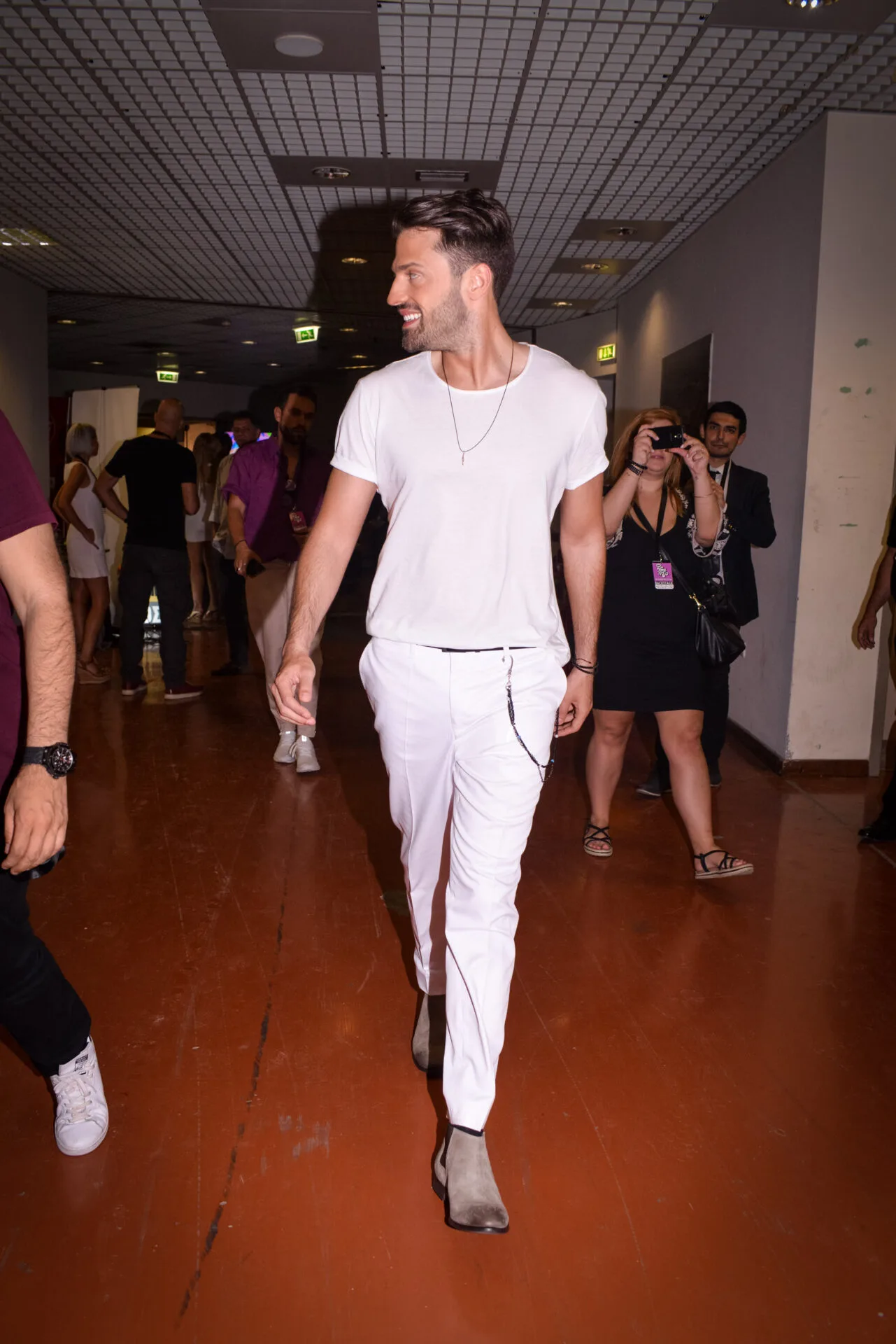Ο Κωνσταντίνος Αργυρός στα backstage των Mad Video Music Awards 2017.