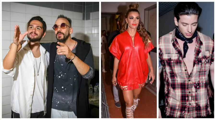 Καλλιτέχνες στα παρασκήνια των Mad VMA 2017.