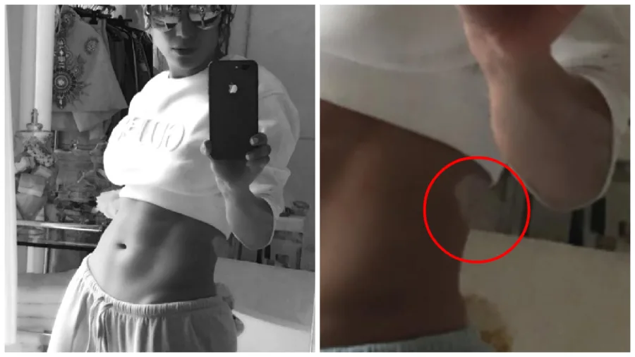 Η Jennifer Lopez σε selfie καθρέφτη με λεπτομέρεια που προκάλεσε σχόλια για Photoshop.