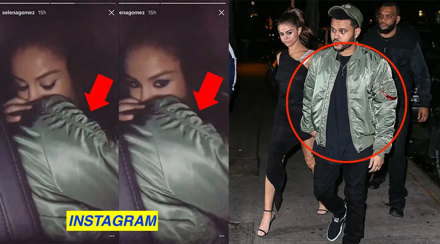 Η Selena Gomez και ο The Weeknd σε κολλάζ φωτογραφιών από το Instagram και δημόσια έξοδο.