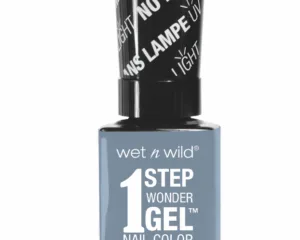 Μπουκάλι βερνίκι νυχιών Wet n Wild 1 Step Wonder Gel σε γκρι απόχρωση.