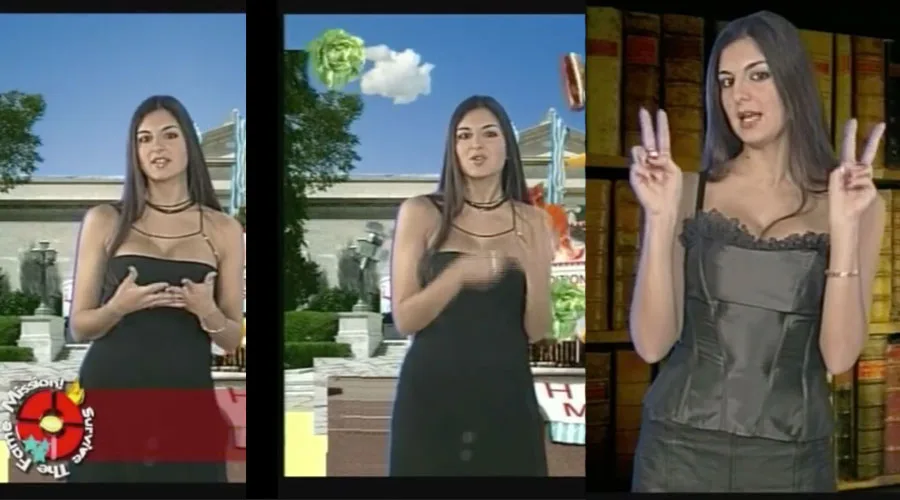 Παρουσιάστρια του MAD TV σε στιγμιότυπα από εκπομπές