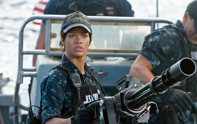 Η Rihanna στην ταινία Battleship της Universal Pictures, το κινηματογραφικό της ντεμπούτο.