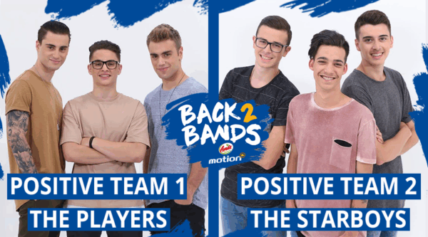 Amita Motion BACK 2 BANDS: Αυτά είναι τα official videos για τα πρώτα singles των πιο θετικών Boy Bands “The Players” και “The Starboys”