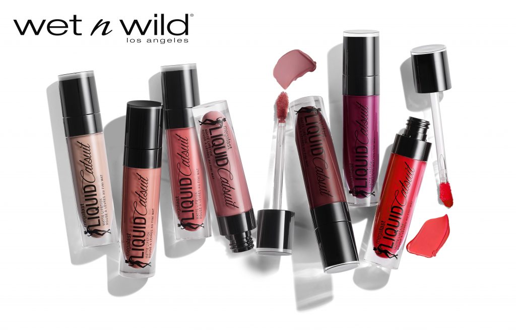 Σειρά υγρών κραγιόν Wet n Wild Liquid Catsuit σε διάφορες αποχρώσεις.