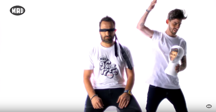 Ο Αναστάσιος Ράμμος στο casting για τη θέση του συμπαρουσιαστή των Mad VMA.