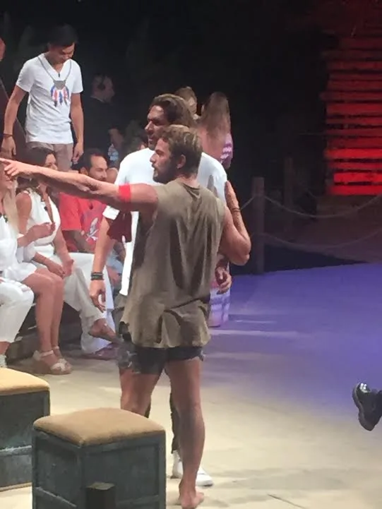 Ο Ντάνος στον ημιτελικό του Survivor.