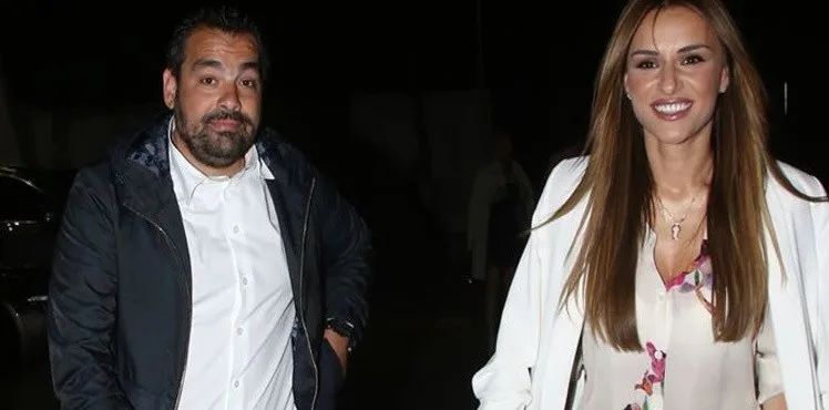 Η Ελένη Τσολάκη και ο Παύλος Πετρουλάκης σε βραδινή έξοδο.