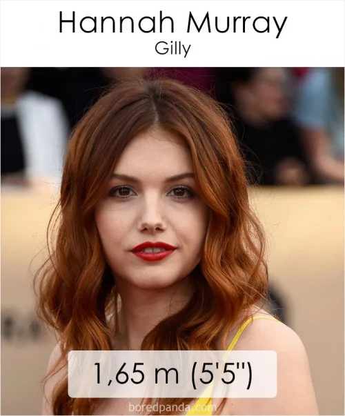Η ηθοποιός Hannah Murray σε κοντινό πλάνο.