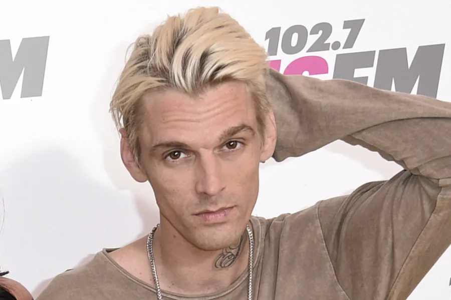 Ο Aaron Carter σε εκδήλωση του 102.7 KIIS FM.