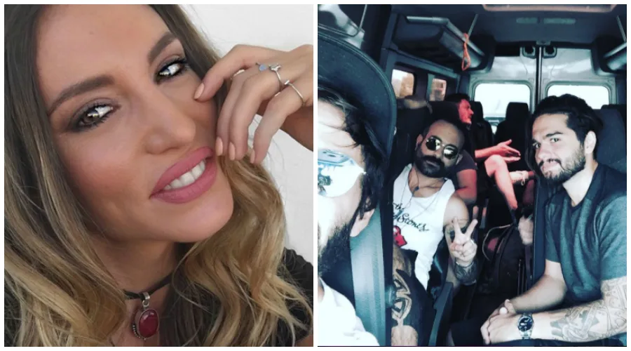 Κολάζ με την Αθηνά Οικονομάκου και το συγκρότημα ΜΕΛΙSSES.