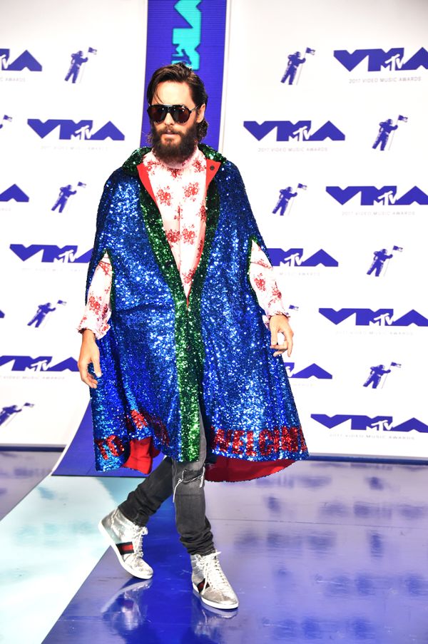 Ο Jared Leto στο κόκκινο χαλί των βραβείων MTV VMA.