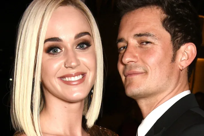 Η Katy Perry και ο Orlando Bloom σε κοινή τους εμφάνιση.