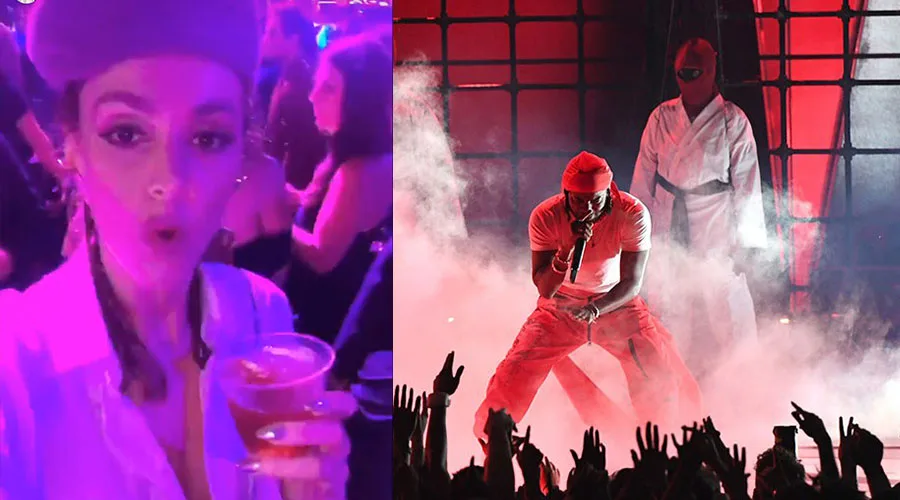Η Τάμτα στα MTV VMA 2017 και ο Kendrick Lamar στη σκηνή.