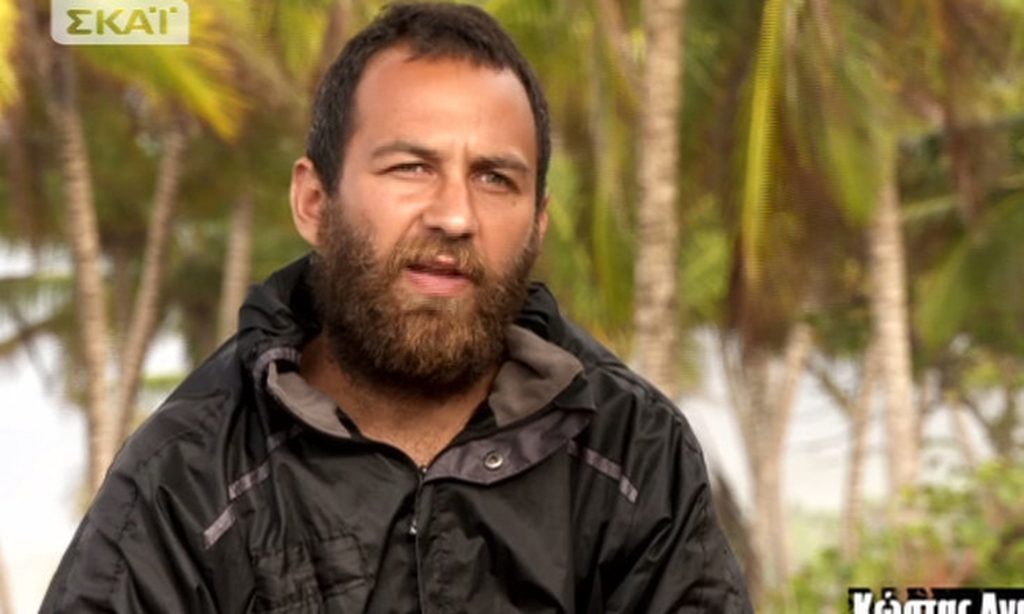 Ο Κώστας Αναγνωστόπουλος σε πλάνο από το Survivor.