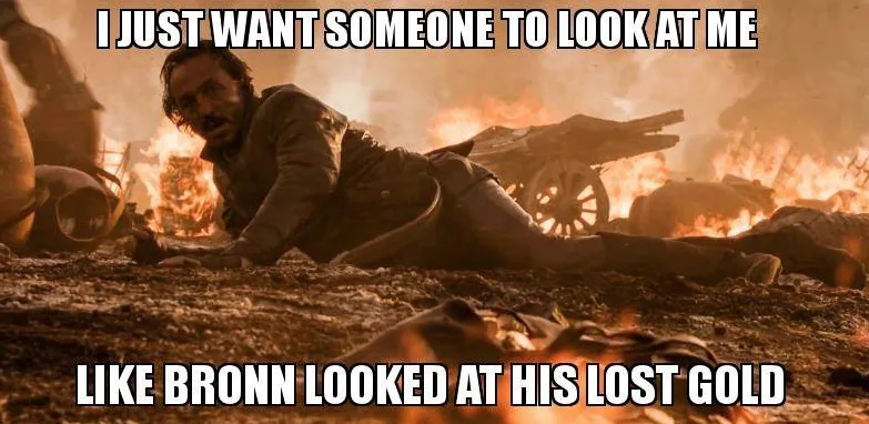 Ο Bronn από το Game of Thrones σέρνεται στο έδαφος κατά τη διάρκεια μάχης.