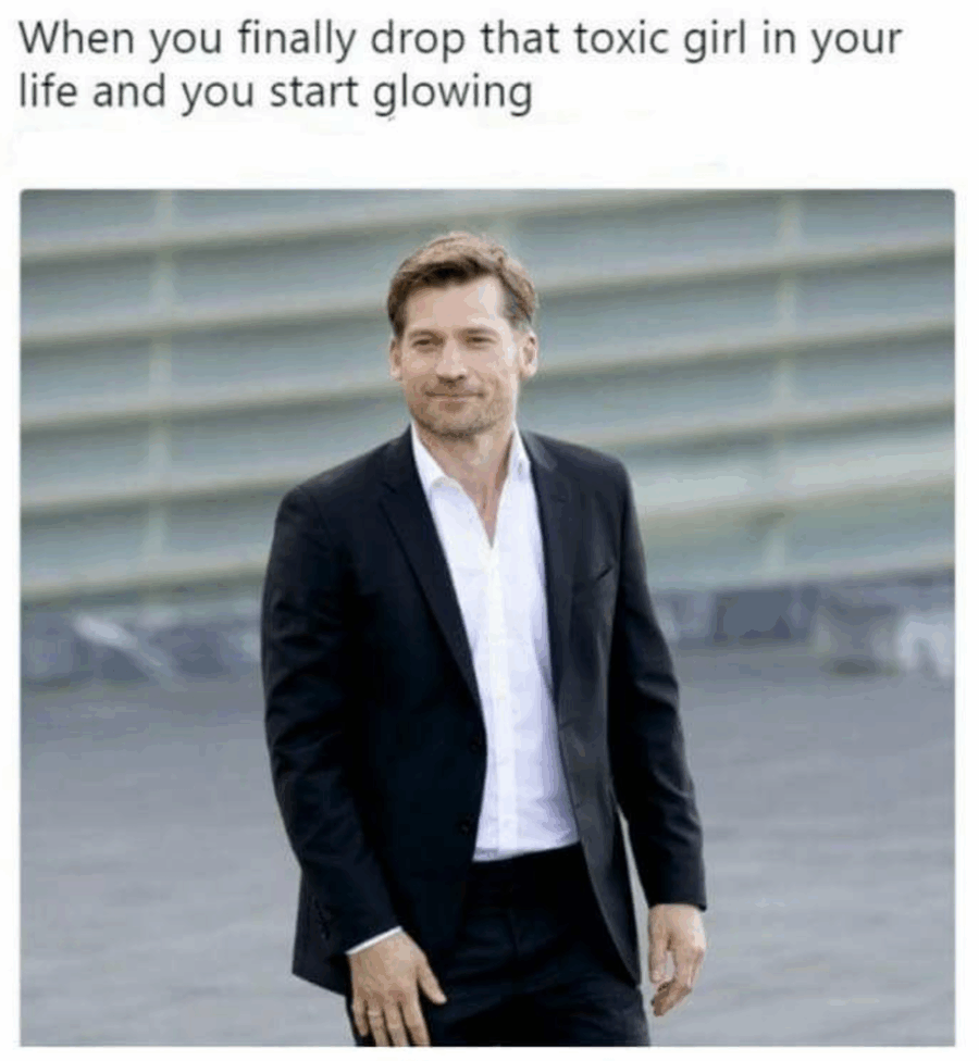 Meme με τον Nikolaj Coster-Waldau από το Game of Thrones.