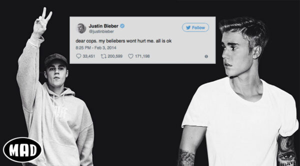 O Justin Bieber μόλις έγινε ο 1ος άνδρας με 100 εκατ. followers στο Twitter! – Τα πιο γελοία tweets του.