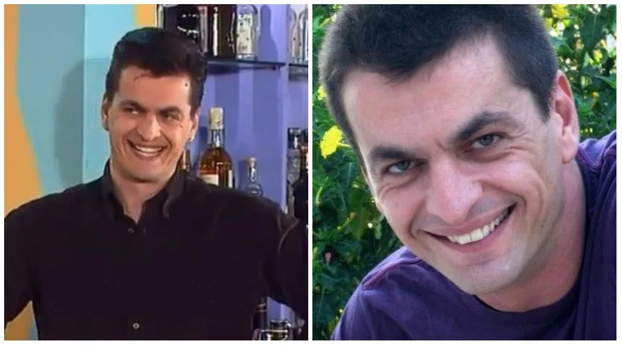Ο Γιώργος Χρανιώτης σε κολλάζ φωτογραφιών από τη σειρά Κωνσταντίνου και Ελένης και από μεταγενέστερη περίοδο.