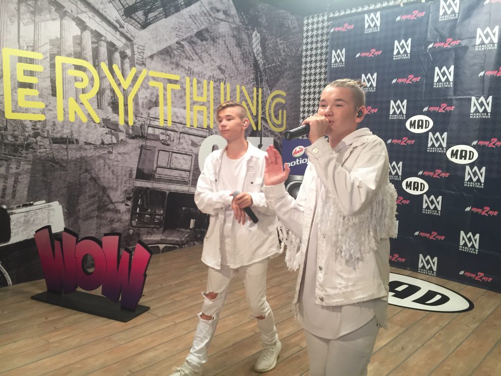 Οι Marcus & Martinus στα studio του MAD TV.