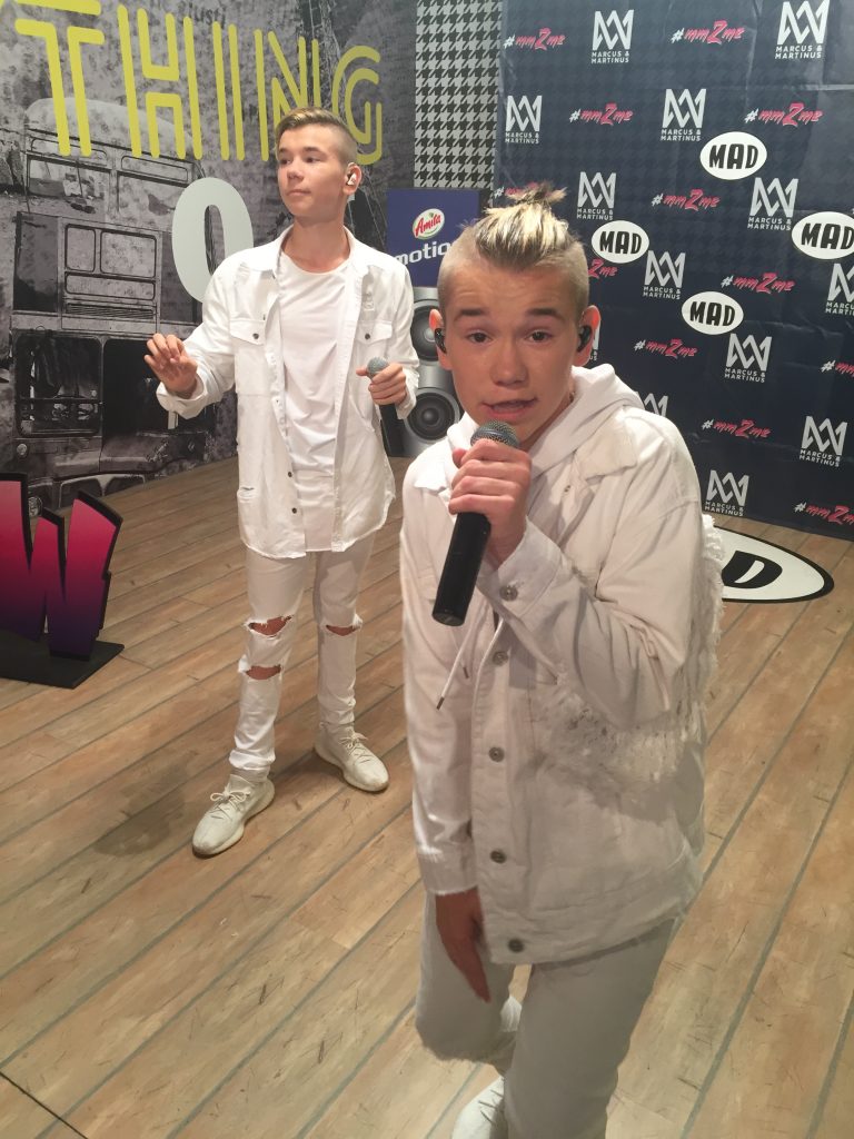 Οι Marcus & Martinus στα studio του MAD TV.