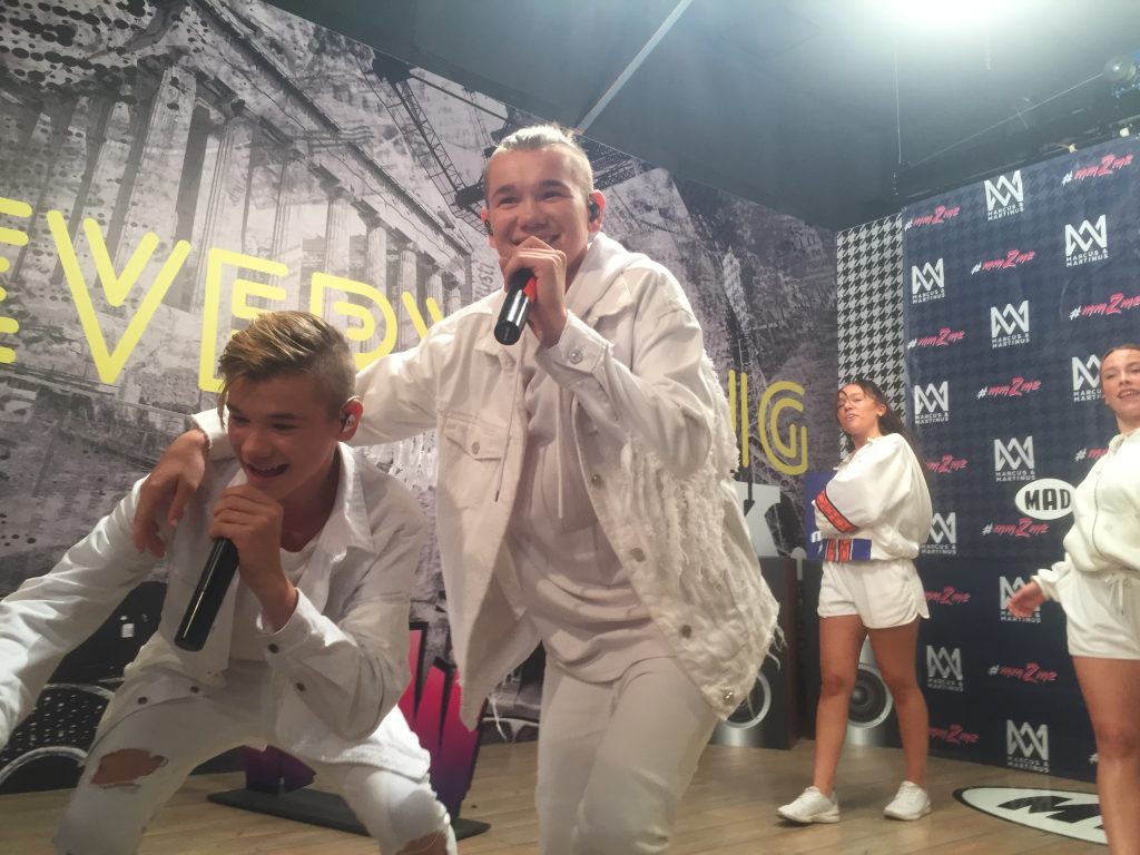 Οι Marcus & Martinus στα studios του MAD TV
