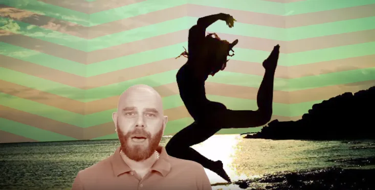 Ο Μιχάλης Stavento σε πλάνο από το video clip Μέρα μου γεια σου.