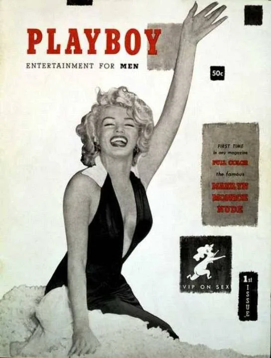 Το πρώτο εξώφυλλο του περιοδικού Playboy με την Marilyn Monroe.
