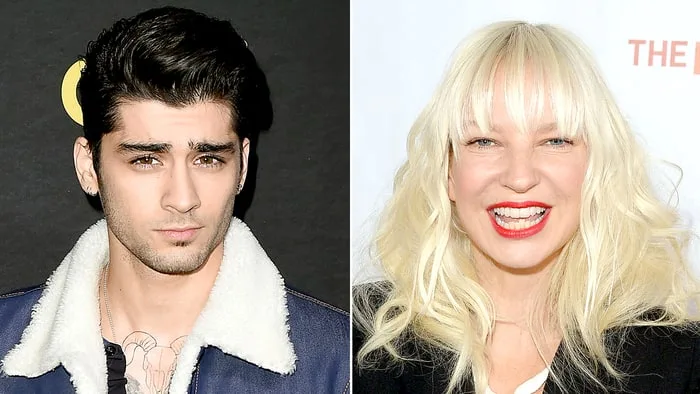 Ο ZAYN και η Sia σε κολλάζ φωτογραφιών.