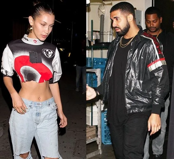 Η Bella Hadid και ο Drake σε κοινή εμφάνιση.