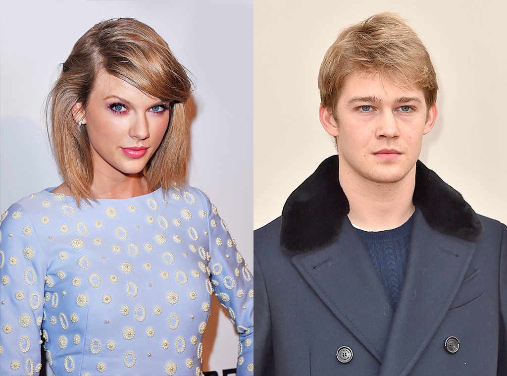Η Taylor Swift και ο Joe Alwyn σε κολλάζ φωτογραφιών.