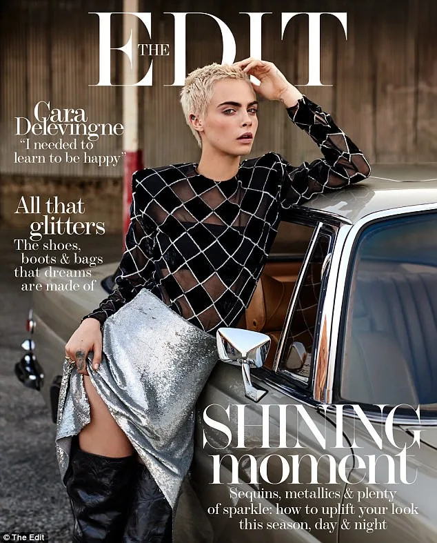 Η Cara Delevingne στο εξώφυλλο του περιοδικού The Edit.