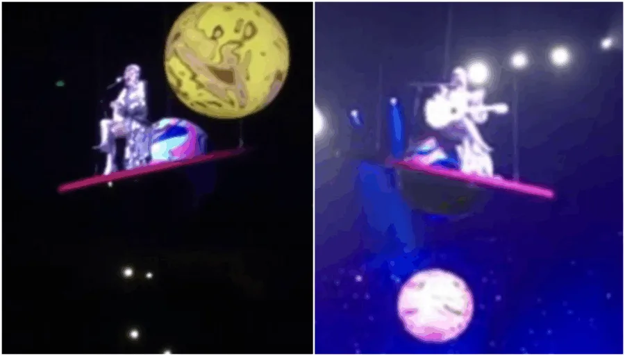 στο διάστημα κόλλησε η Katy Perry