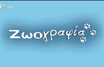 Λογότυπο της εκπομπής Ζωογραφία σε γαλάζιο φόντο