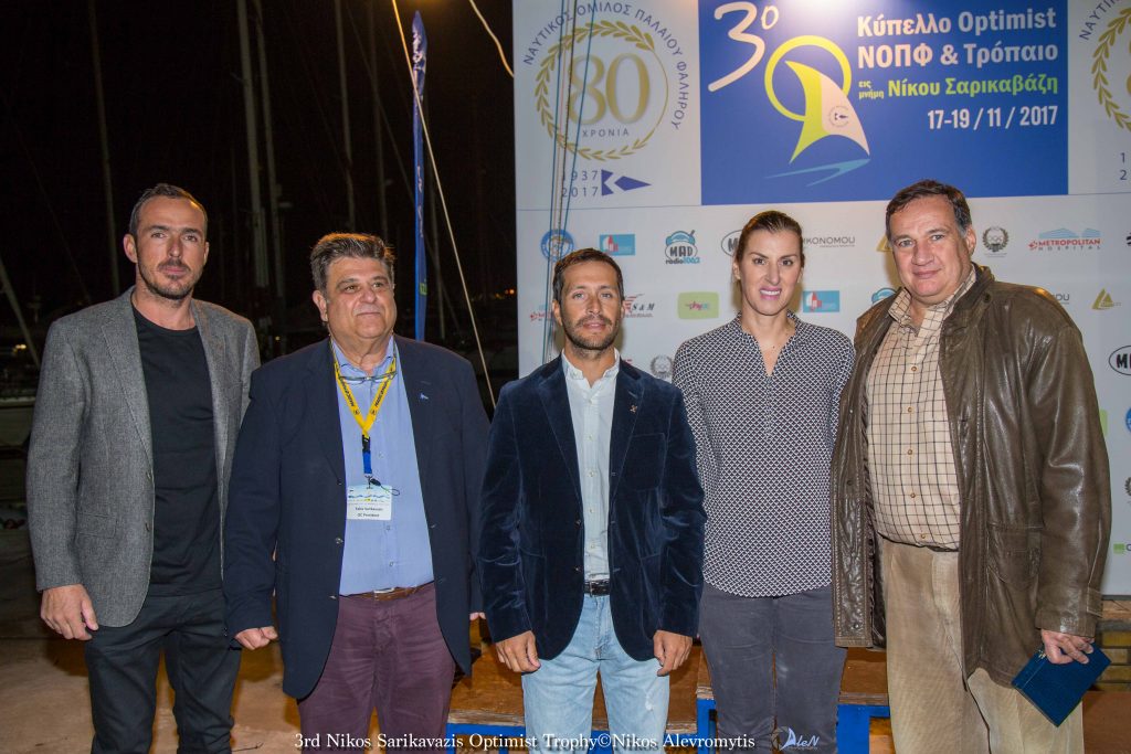 Στιγμιότυπο από το 3ο Κύπελλο Optimist ΝΟΠΦ - Τρόπαιο Νίκος Σαρικαβάζης, φωτογραφημένο από τον Νίκο Αλευρομύτη.