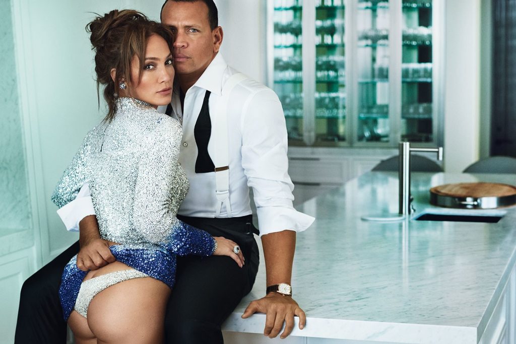Η Jennifer Lopez και ο Alex Rodriguez σε κοινή φωτογράφιση.