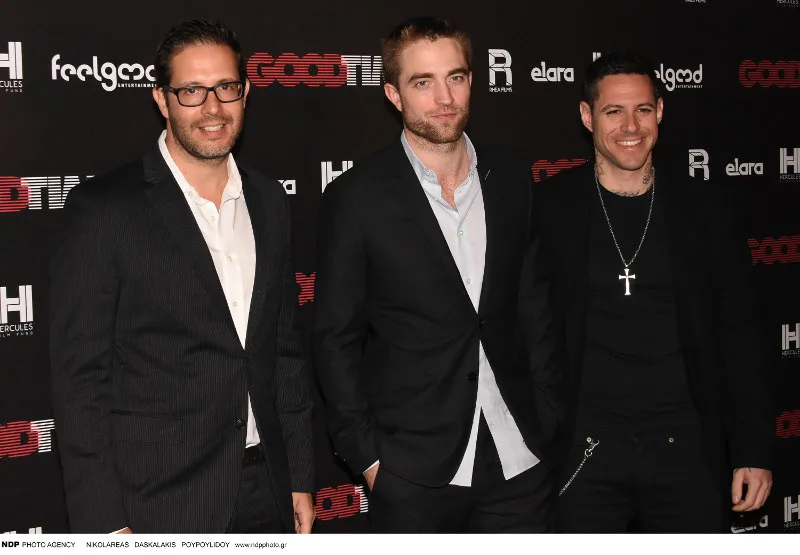 Ο Robert Pattinson και ο Πάρις Κασιδόκωστας στην πρεμιέρα της ταινίας Good Time.