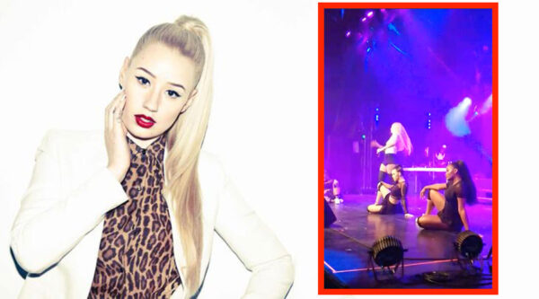 Η Iggy Azalea γλίστρησε στη σκηνή και συνέχισε το show της καθιστή! (βιντεο)