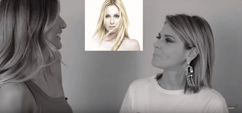Η Elena Galifa και η Ρούλα Σταματοπούλου σε βίντεο tutorial με ένθετη φωτογραφία της Δέσποινας Βανδή.