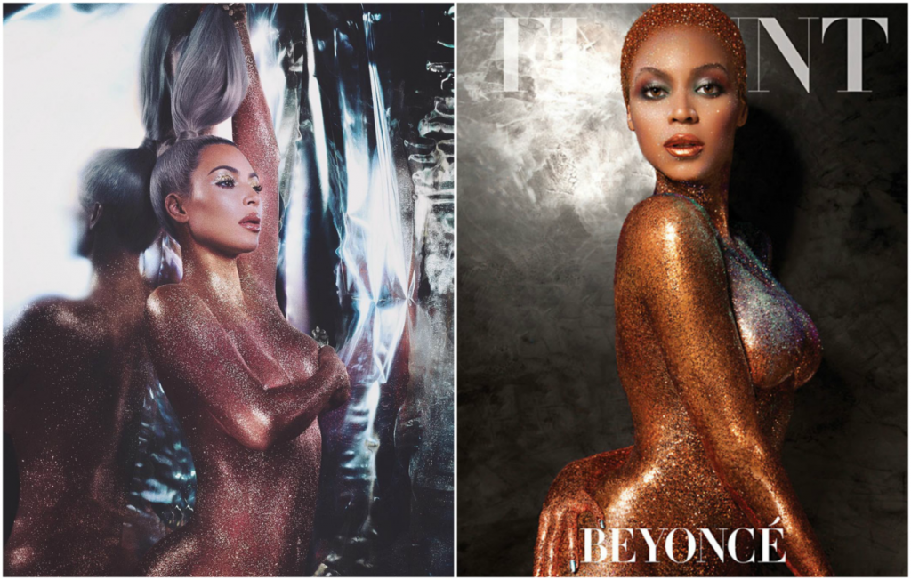 Kim Kardashian αντέγραψε Beyonce