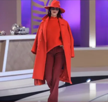 Η Ραμόνα Βλαντή με κόκκινο σύνολο στο My Style Rocks.