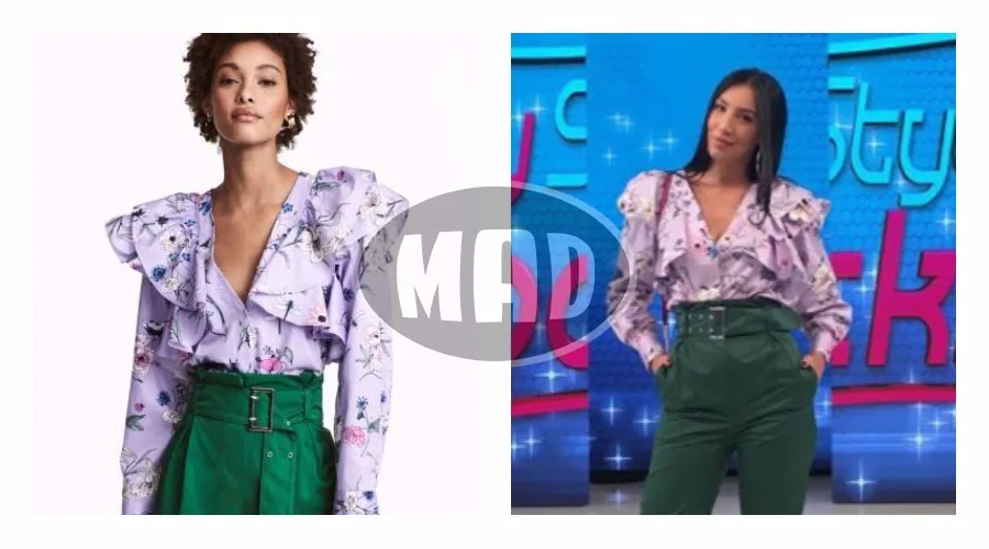 Σύγκριση look παίκτριας του My Style Rocks με μοντέλο